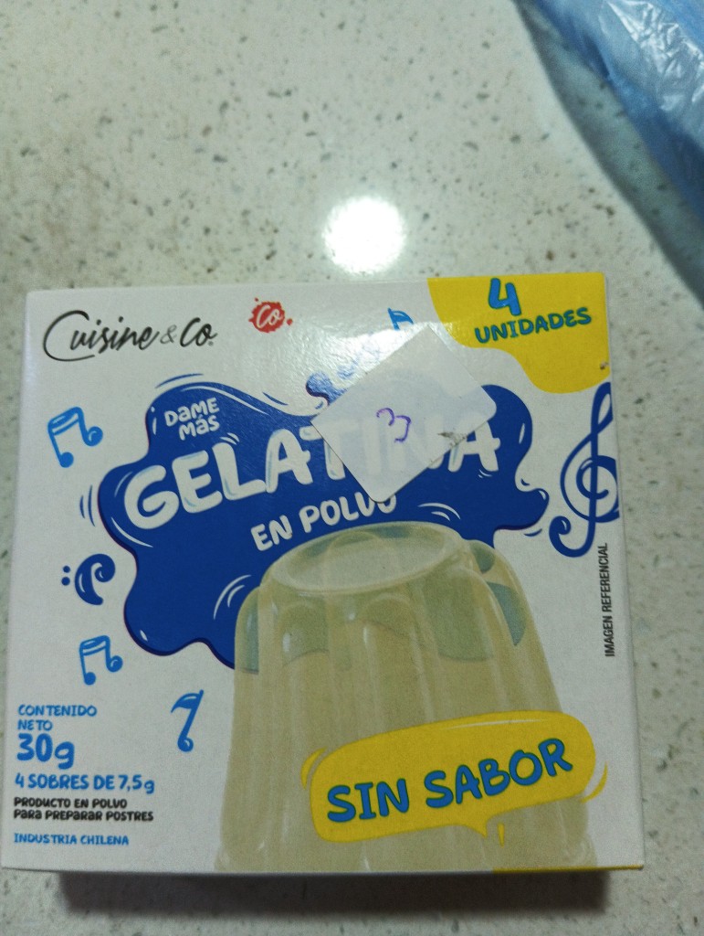 Cuisine&Co Gelatina en polvo sin sabor 4 un
