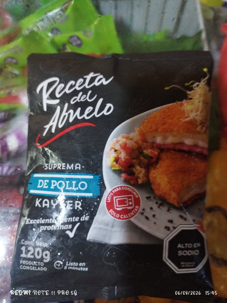 Receta del Abuelo Suprema de Pollo 120g