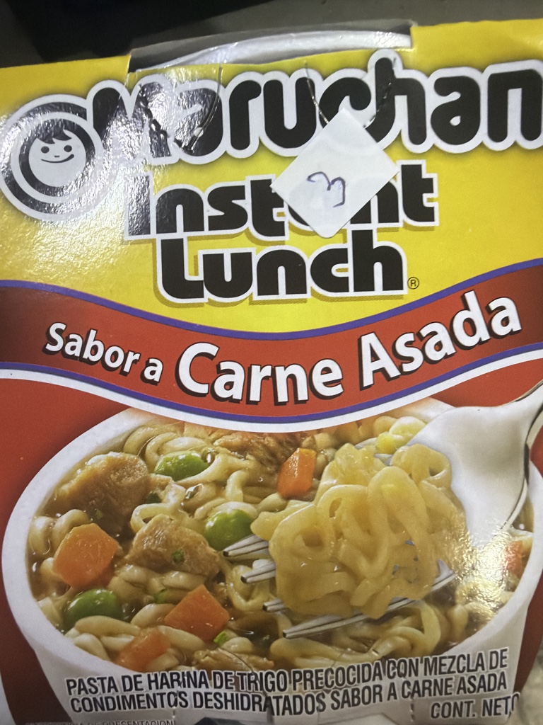 Maruchan sabor a carne asada