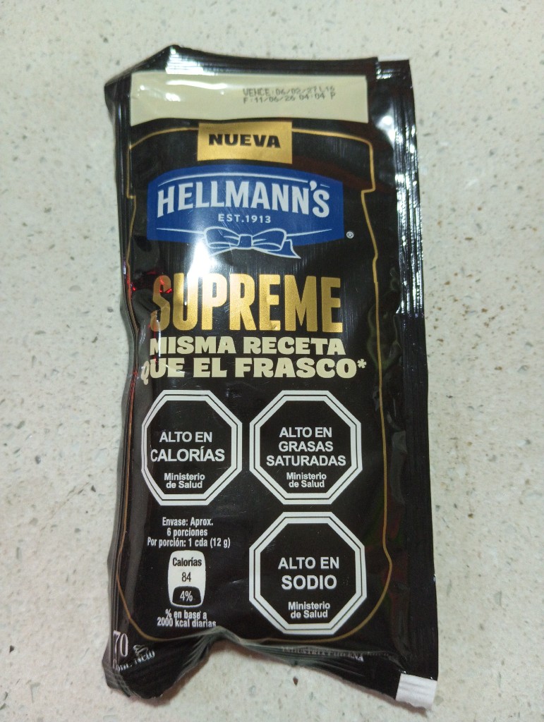 Hellmann's Supreme mayonesa