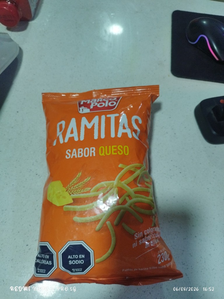 Marco Polo Ramitas queso 230g