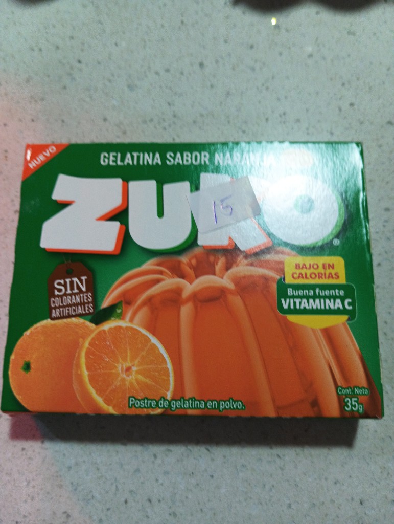 Zuko gelatina naranja 35g