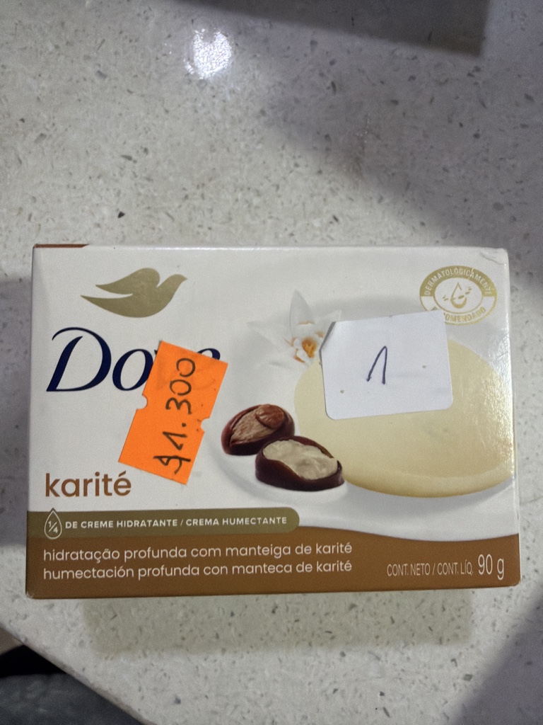 Jabón en barra DOVE 90g karite