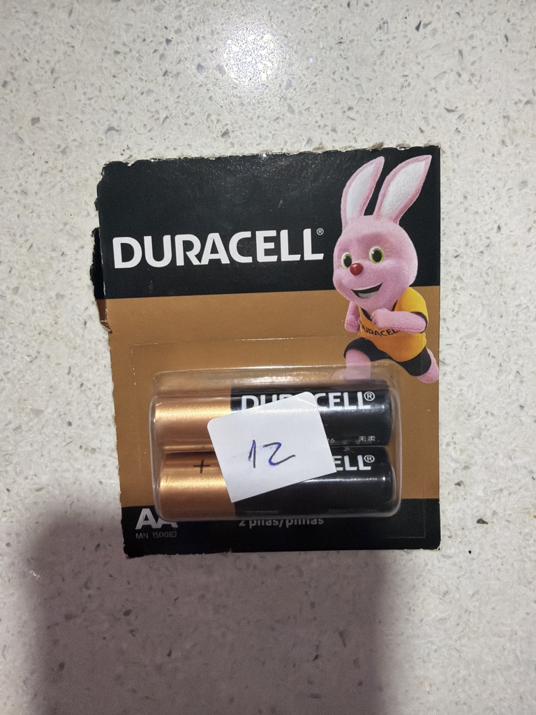 Pilas DURACELL AA UND