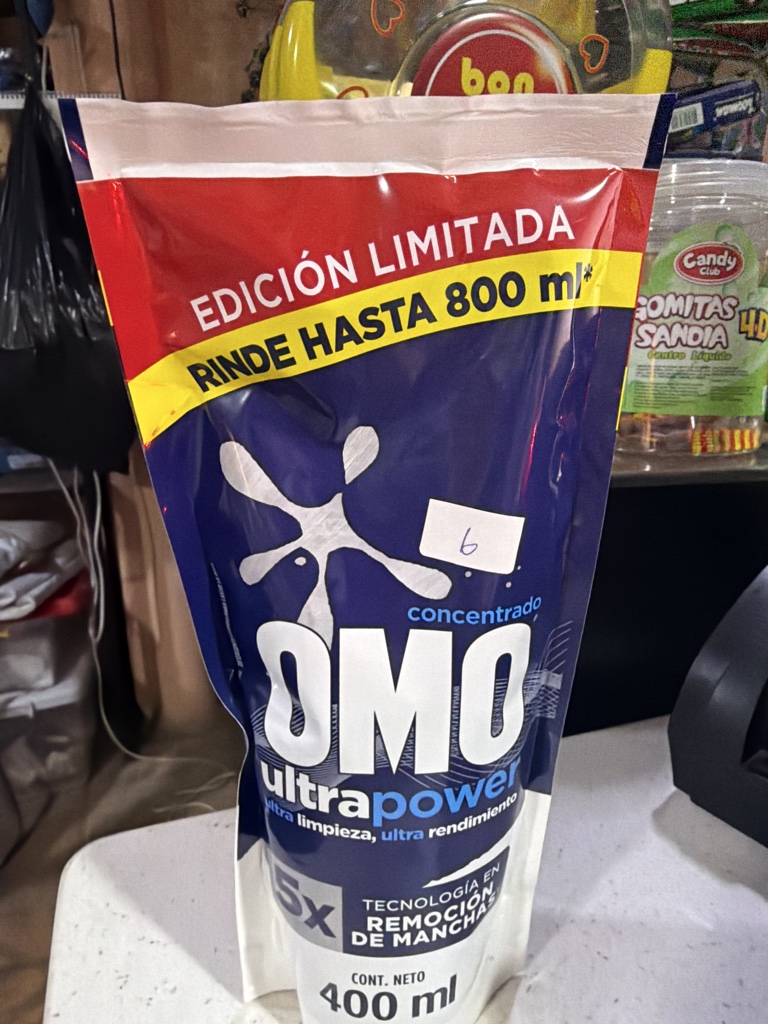 Detergente OMO ultra power 400ml