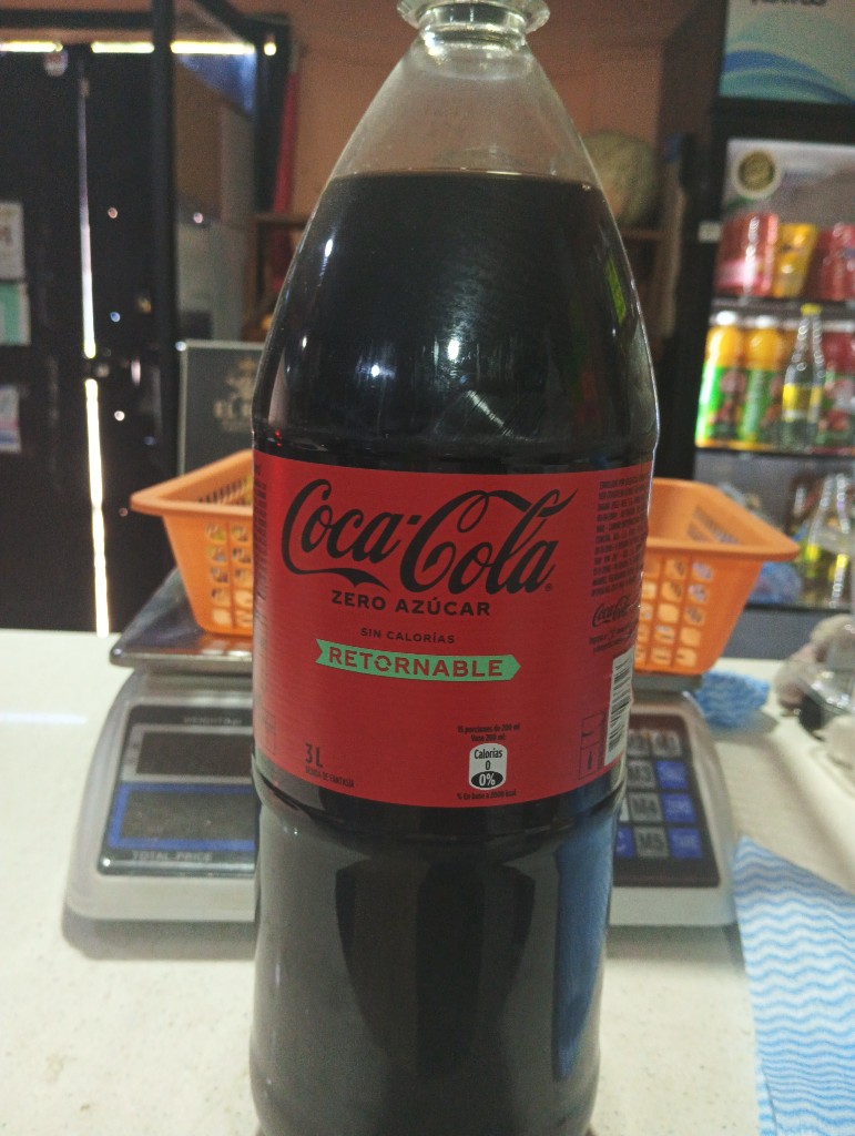 Coca-Cola Zero 3L retornable