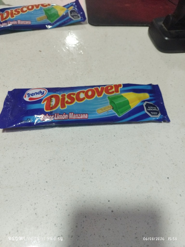 Trendy Discover paleta limon manzana