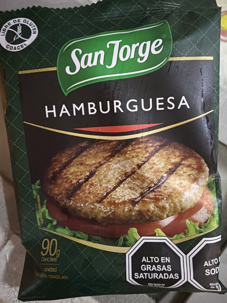 Hamburguesa 90g San Jorge