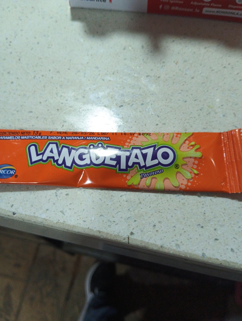 Langüetazo naranja/mandarina