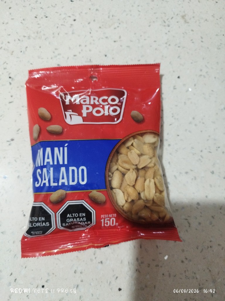Marco Polo maní salado 140g