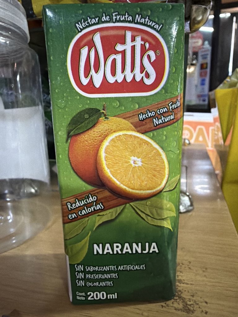Jugo Naranja watts 200g
