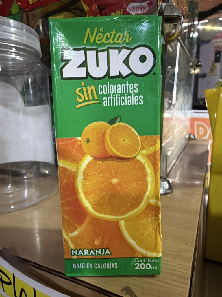 Jugo Naranja Zuko 200ml