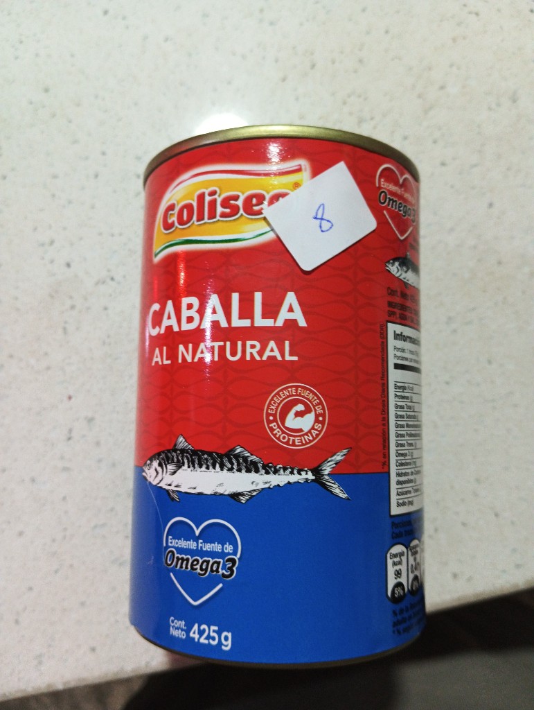 Coliseo caballa al natural 425g