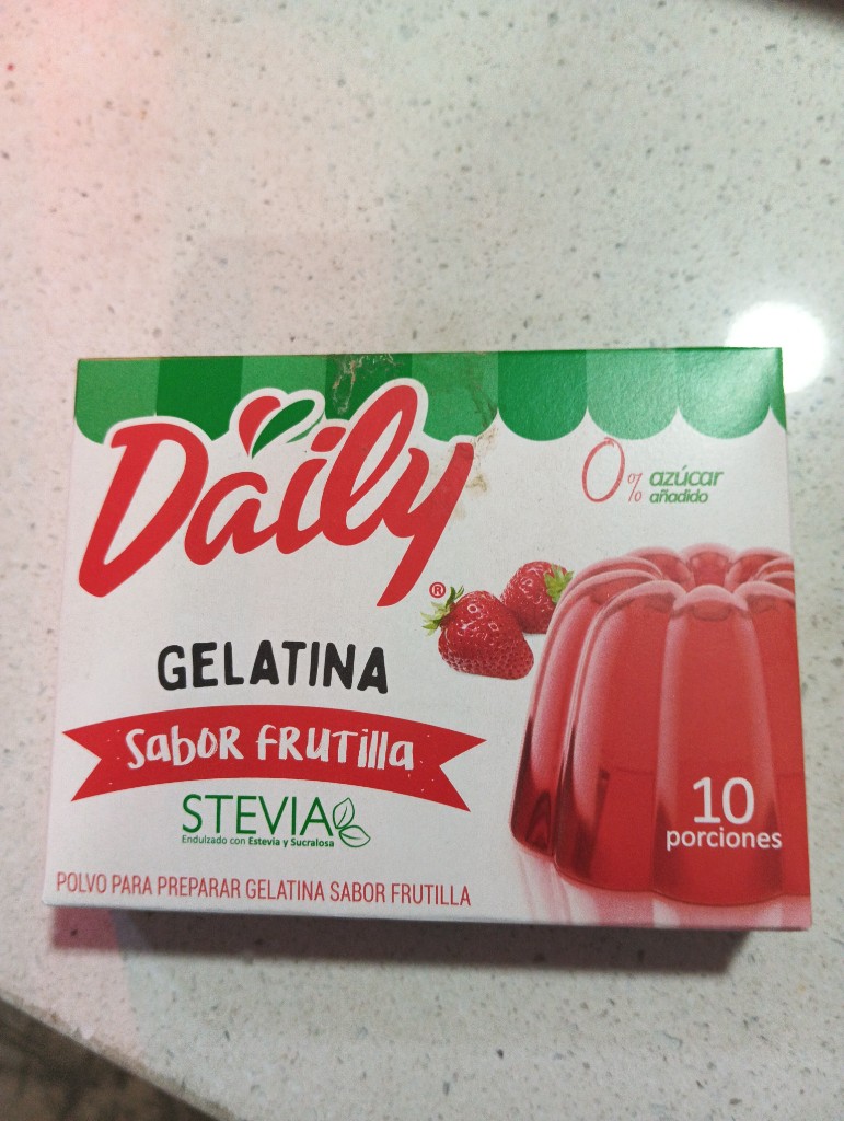 Daily gelatina frutilla