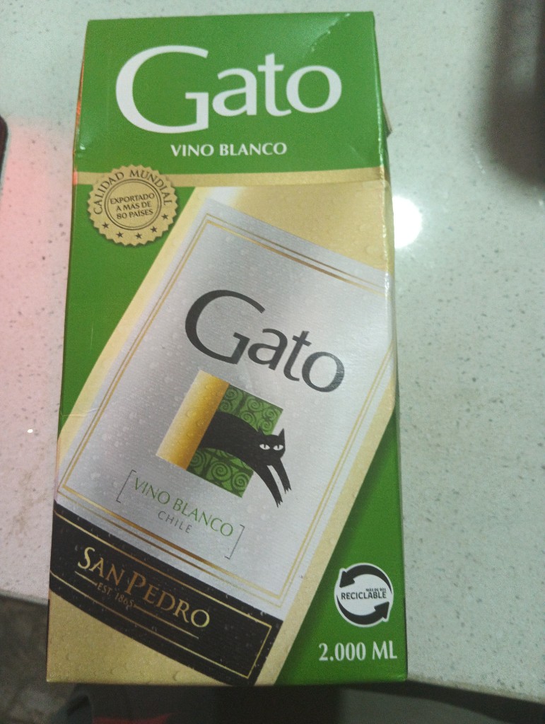 Gato vino blanco 2L