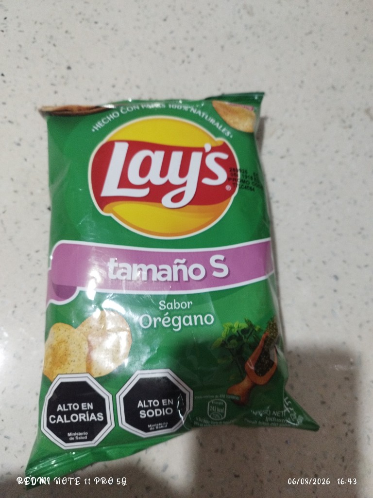 Lay's Orégano tamaño S