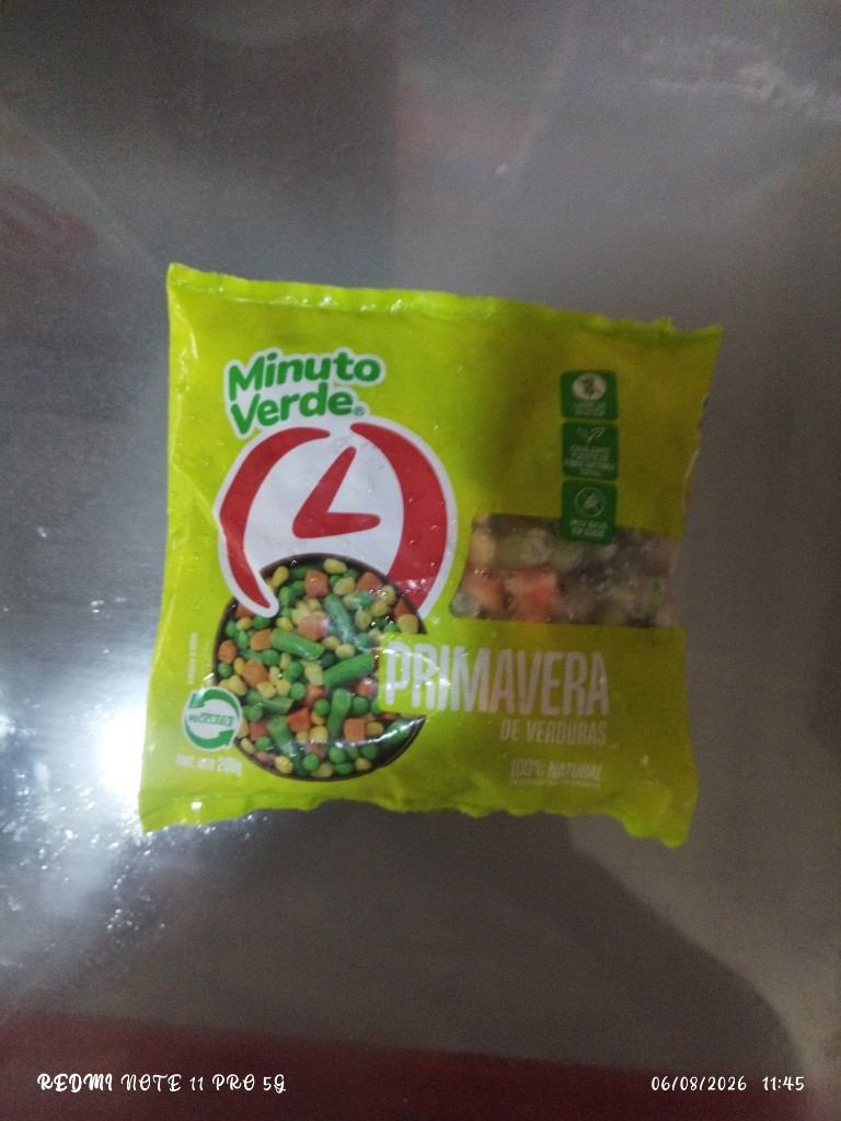 Minuto Verde Primavera verduras