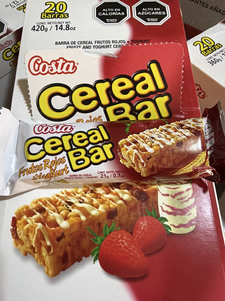 Cereal bar 21g frutos rojos