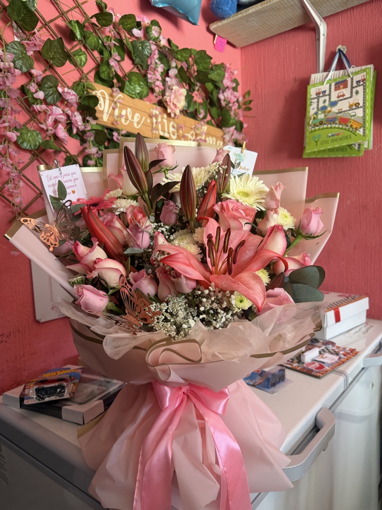 Bouquet rosa mixto