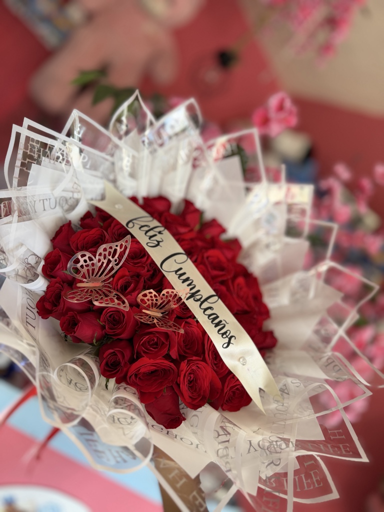 Ramo de rosas 40 rosas