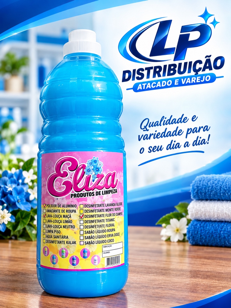 Desinfetante Eliza Flor do campo 2L