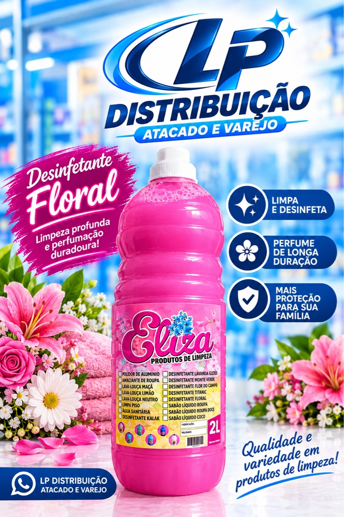 Desinfetante Eliza Floral 2L