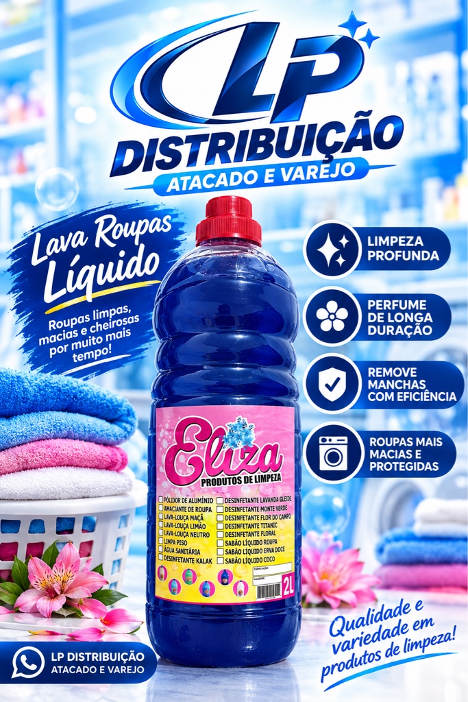Lava Roupas Eliza 2L