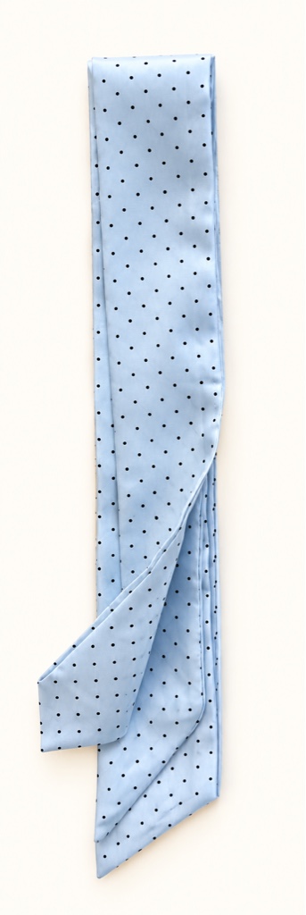 Mascada azul cielo Polka mini