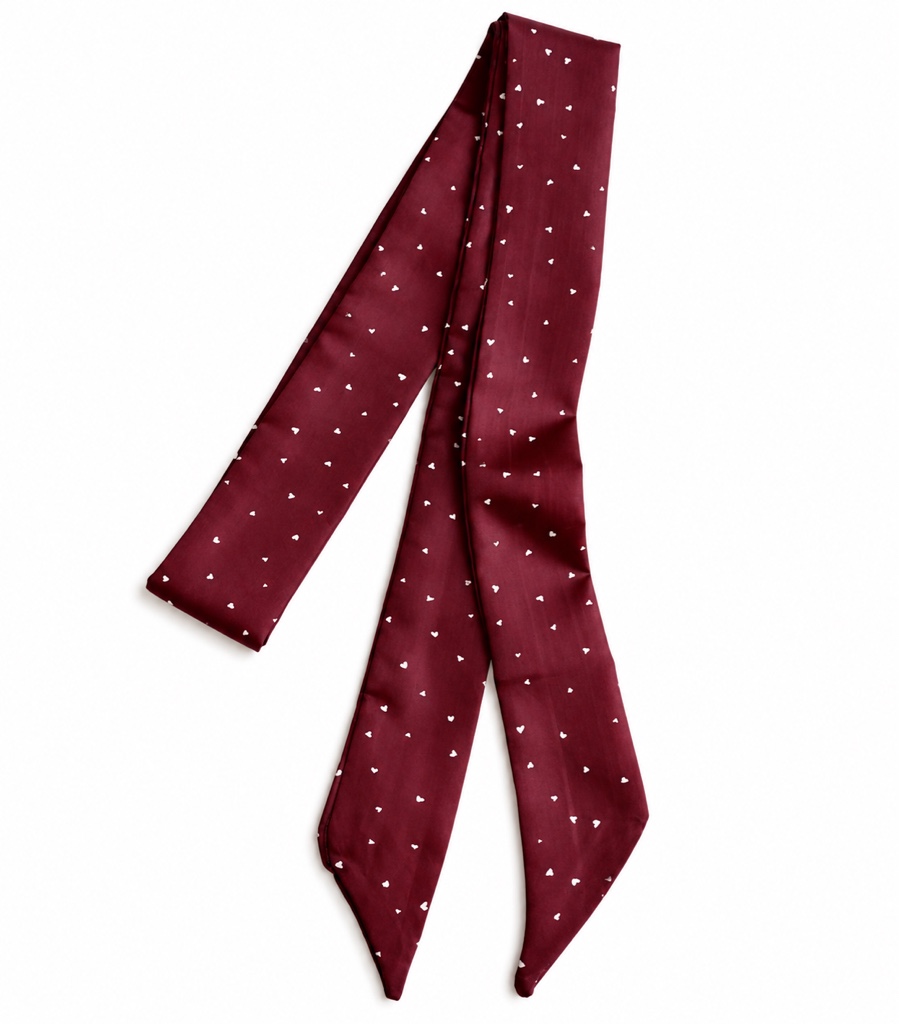 Mascada vino Polka corazones