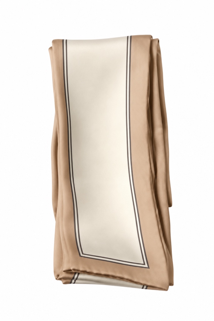 Mascada ivory con beige