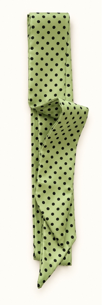 Mascada verde Polka