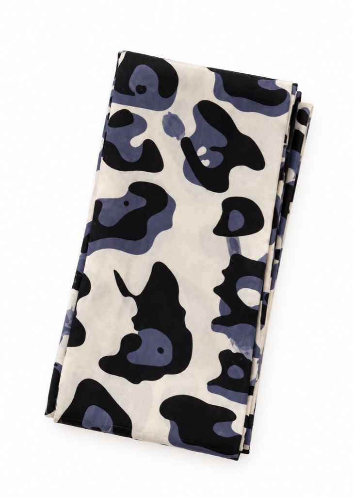 Mascada leopardo lila