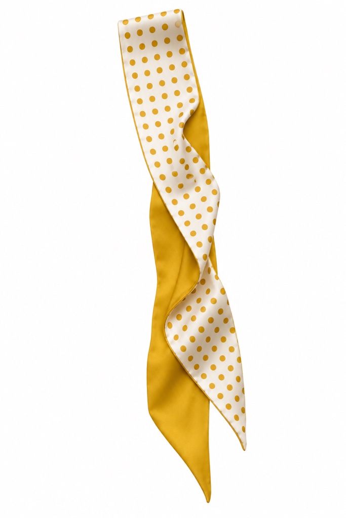 Mascada amarilla Polka