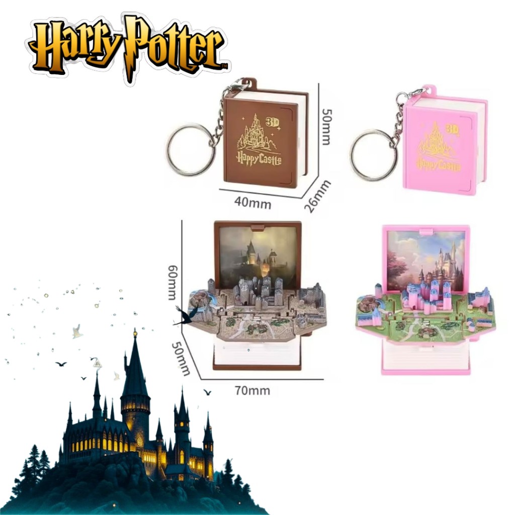 Llavero castillo Harry potter