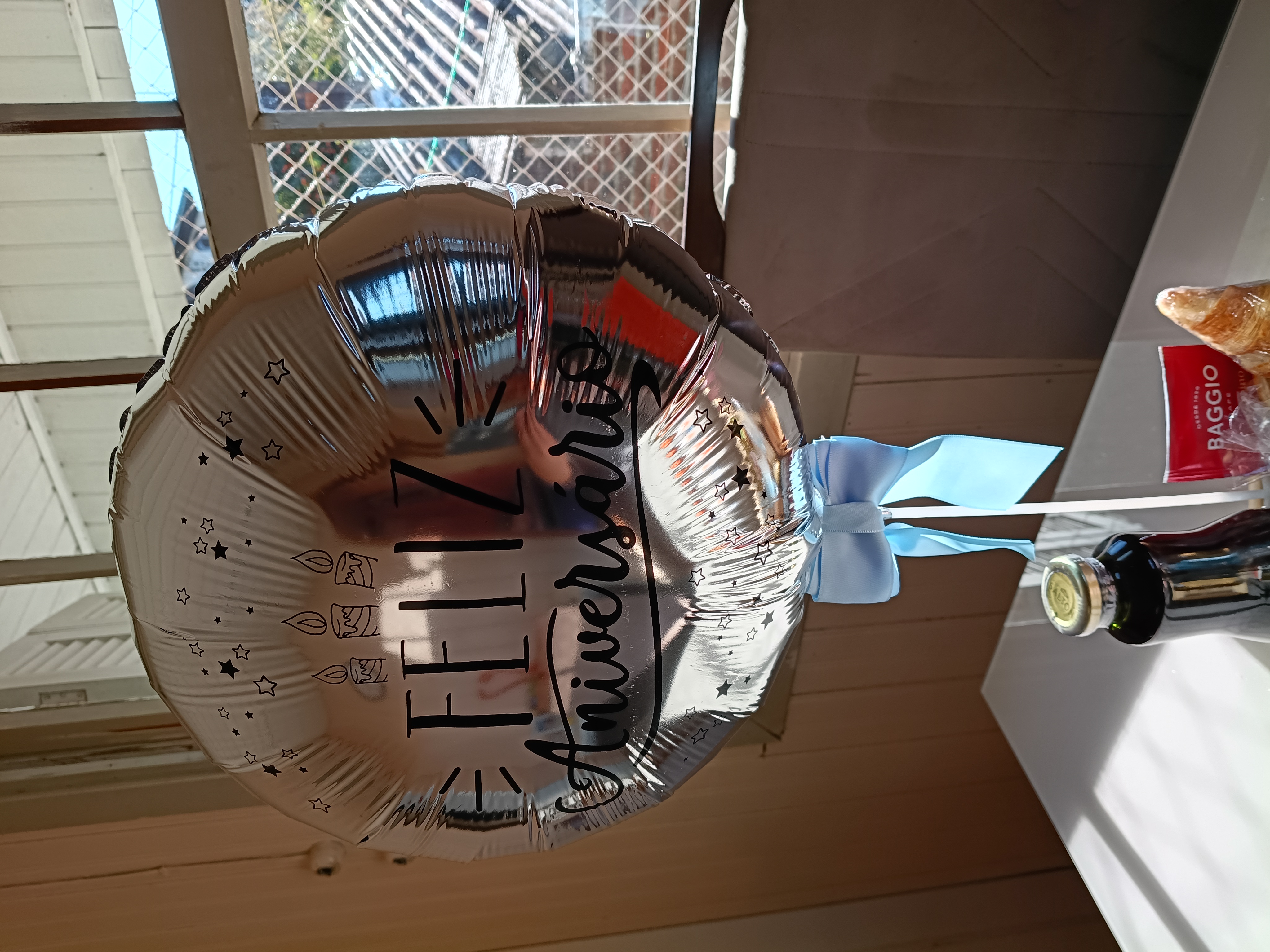 Globo metalizado Feliz Aniversario