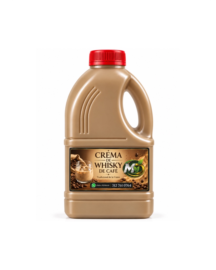 Crema de Whisky Café Plastico