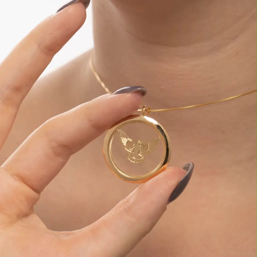 Gargantilha Banhado Ouro