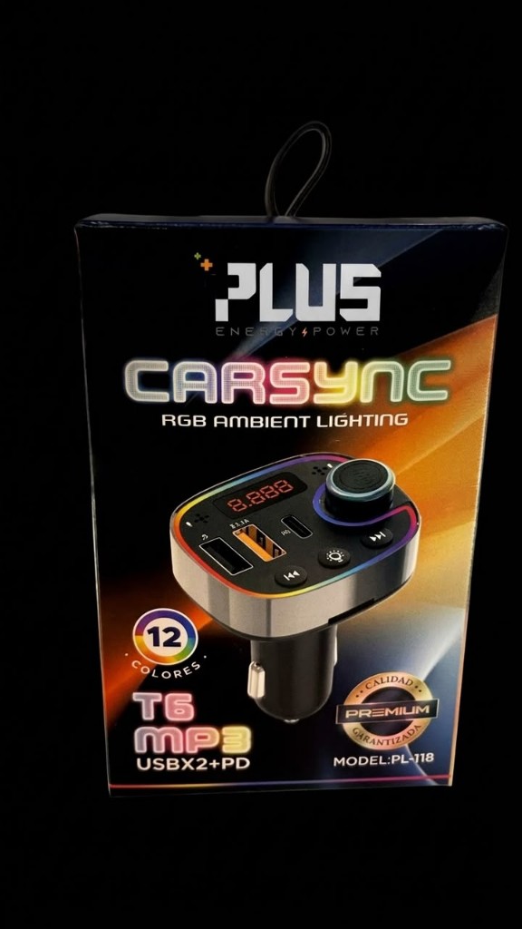 Plus Carsync T6 MP3 cargador carro