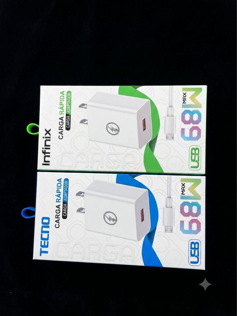 Infinix cargador rapido 68W