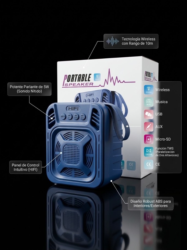 Corneta speaker portable