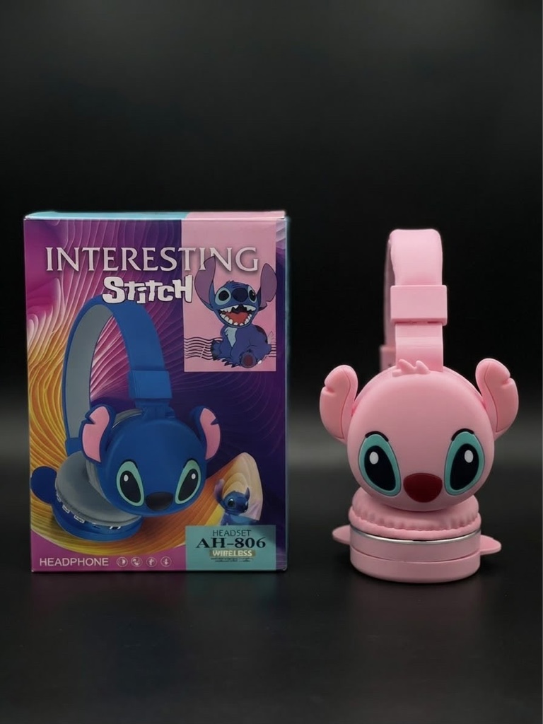 Stitch audifonos inalambricos azules