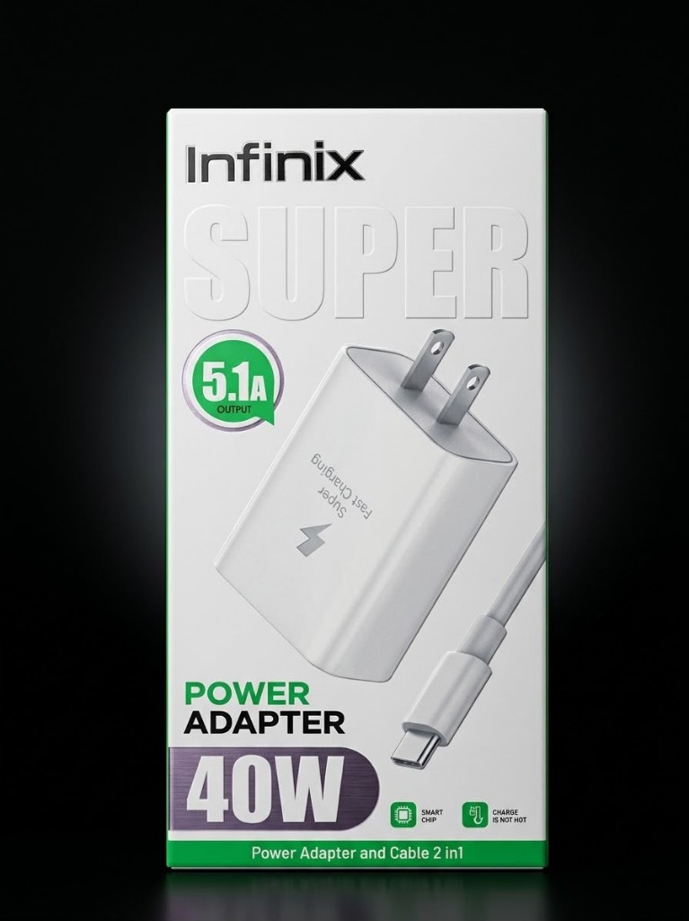 Cargador Infinix 40W tipo C a C