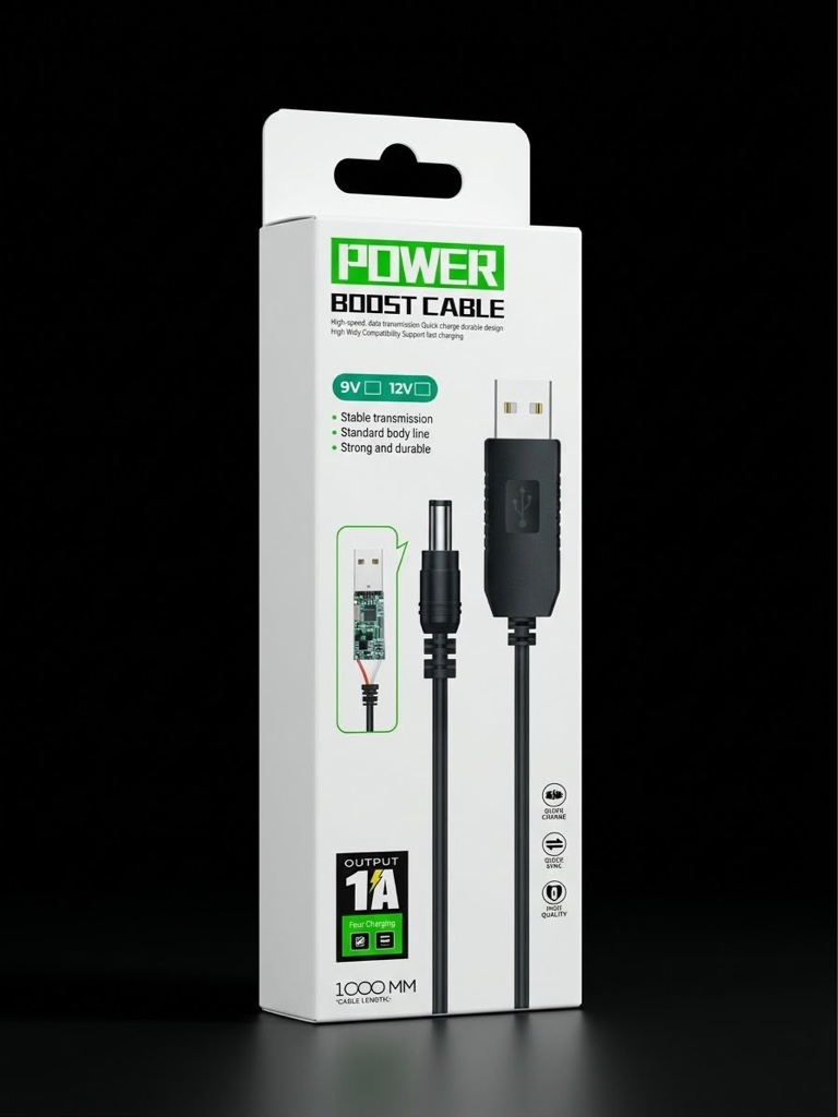 Convertidor Power Boost Cable negro