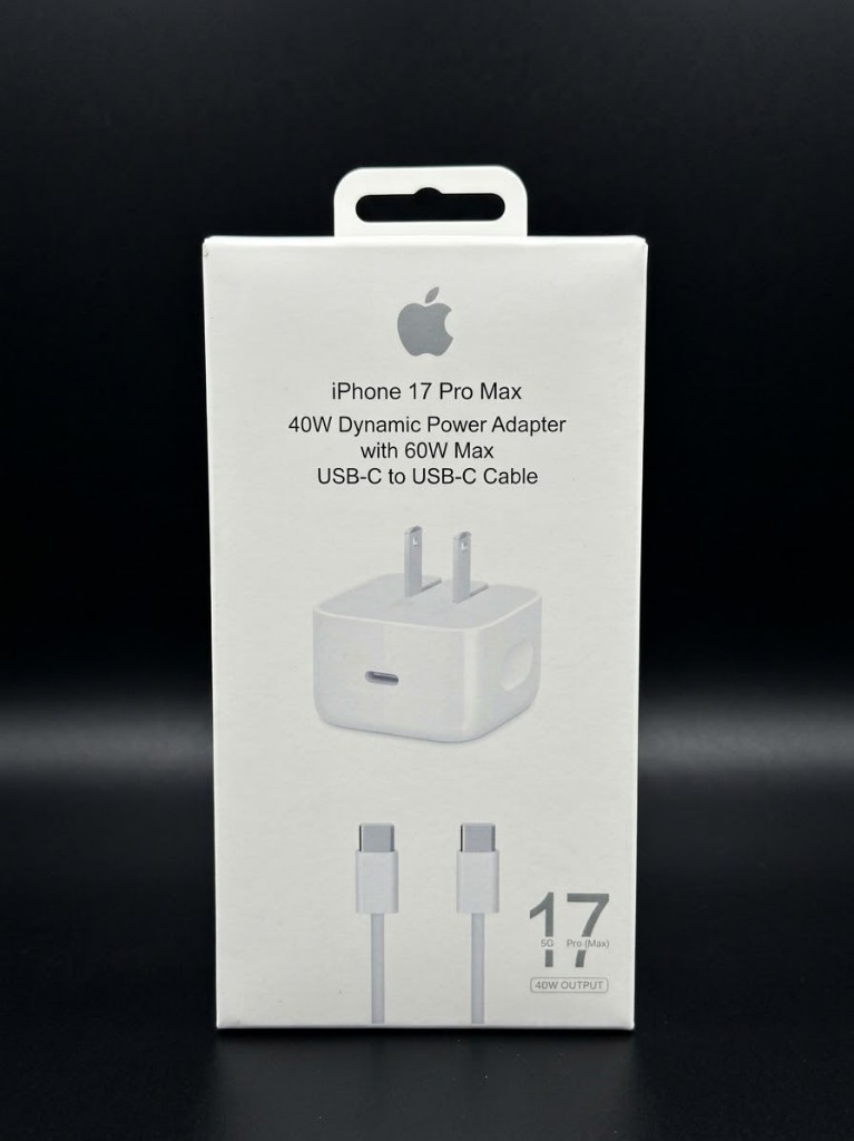 Cargador iPhone 17 Pro Max 40W