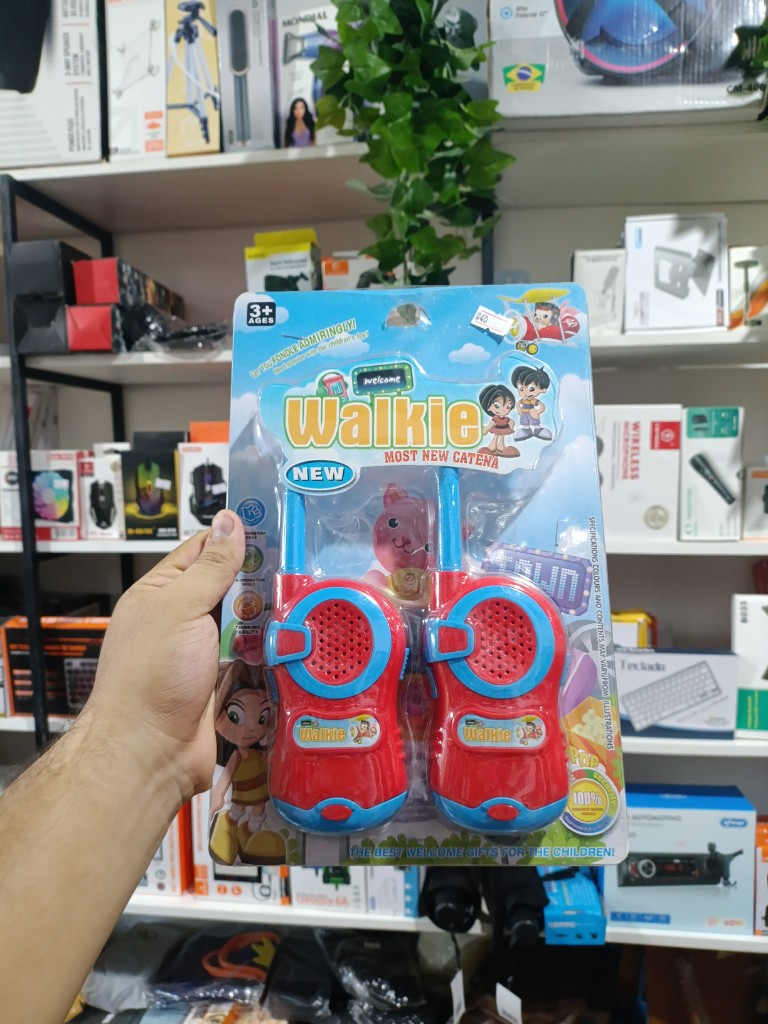 Brinquedo rádio Walker com 2