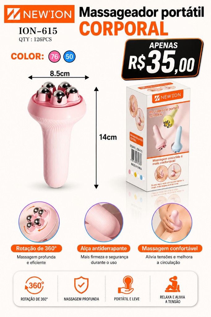 Massageador portátil novo