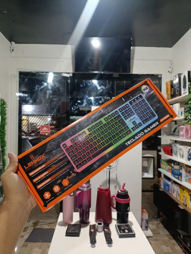 Teclado semi mecânico led
