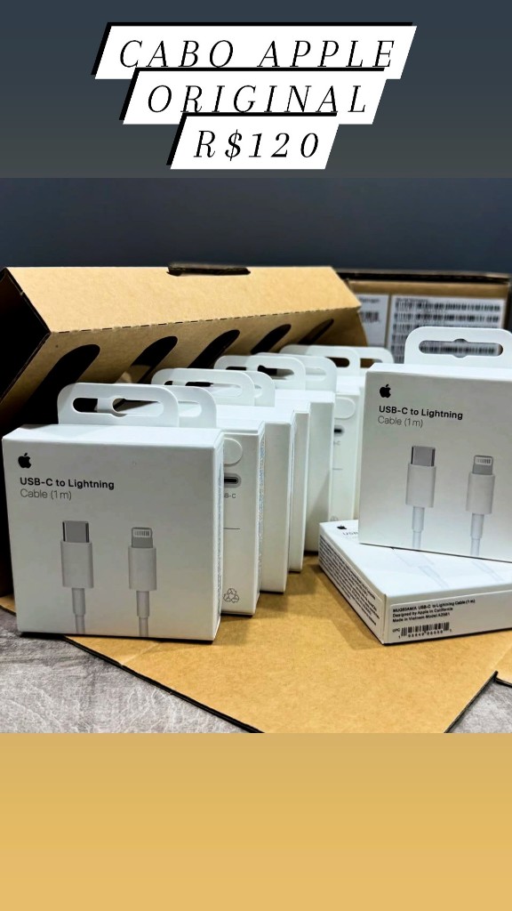 Cabo original Apple Tipo c pra iPhone