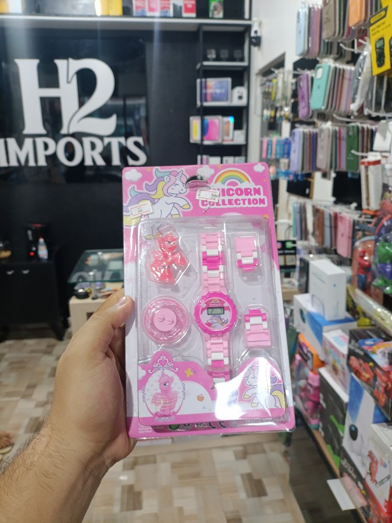 Brinquedo relógio lego feminino