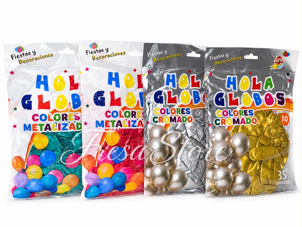 Globos metalizados *35 und